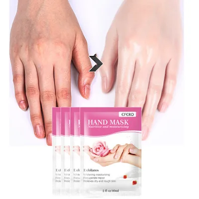 EFERO Hand SPA Care Moisturizing Whitening Nourishing Natural Rose Hand Mask