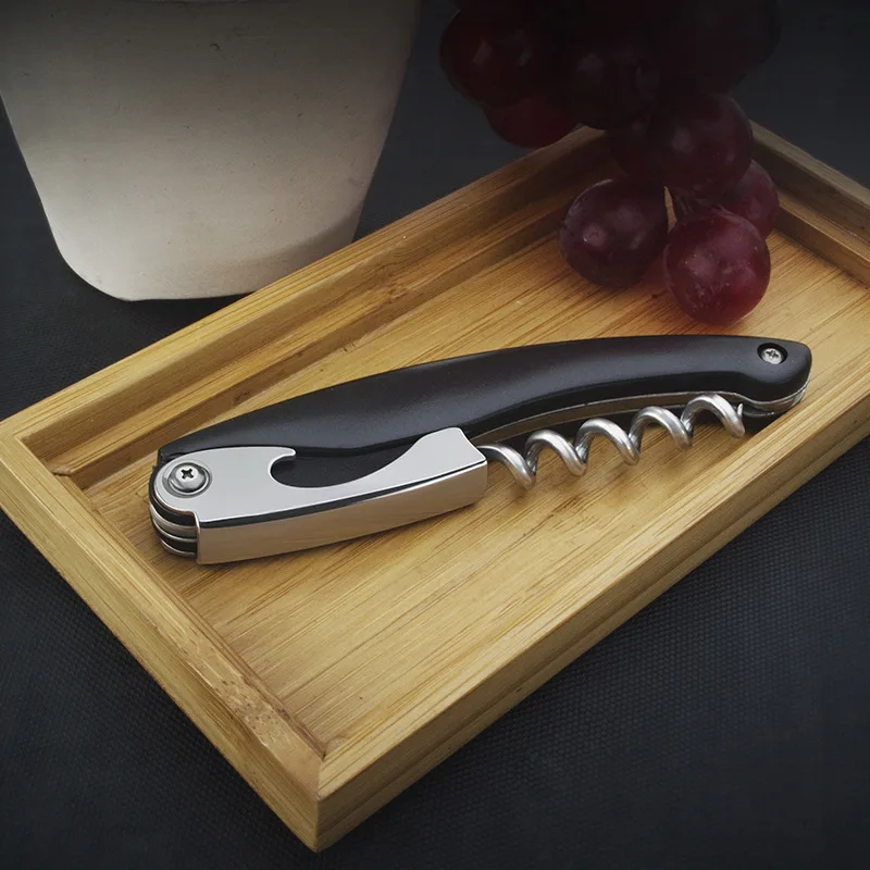 New Wine Bottle Opener with Black Gift Box,  Multi-Functional Bottle Openers Wine Cork Screw Corkscrew, Beer Cap Remover Bar