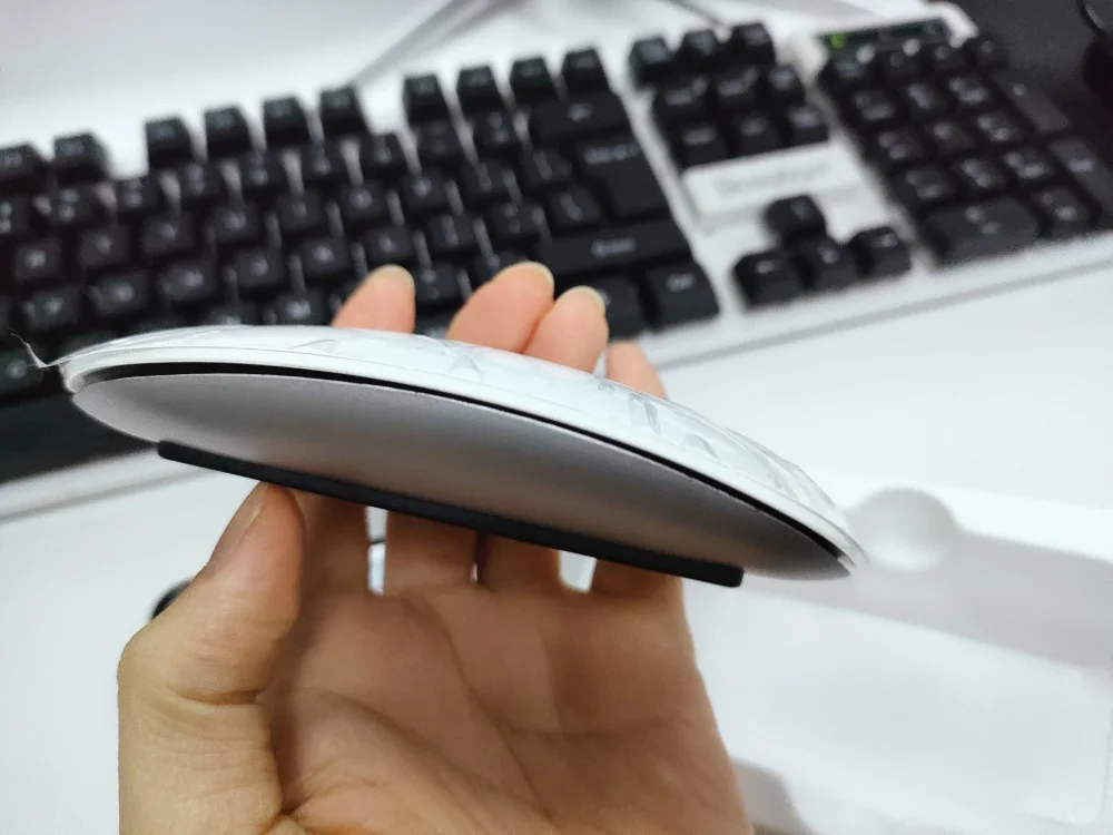 Беспроводная мышь Magic с голубыми зубьями для Macbook ноутбука компьютера планшета перезаряжаемая портативная сменная Apple