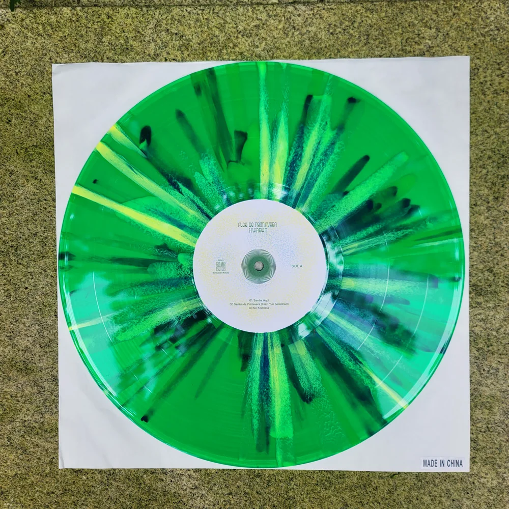 Free Sample Word Class Multiple Color Weight Options Green Splatter Lp Vinyl Record Pressing