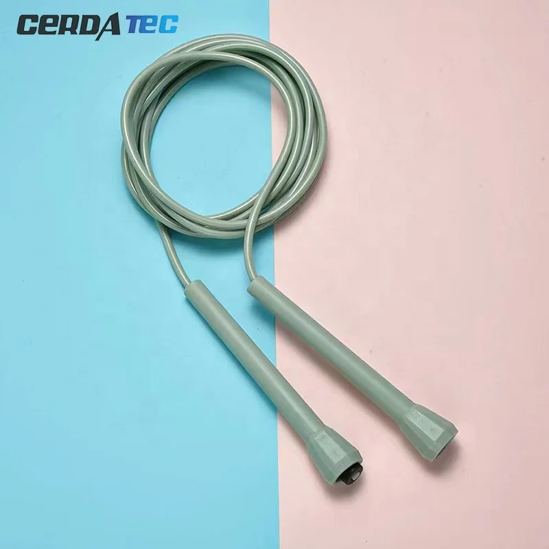 Pink Green Blue Black Children Eco Plastic Handle  Adjustable Length Adult Speed Colorful  Non-Slip PVC Skipping Jump Ropes
