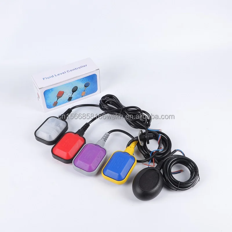 Micro Brushless 10m Float switch submersible water pump 220v 16(8)A Deepwell pump control switch box Automatic float valve Iraq