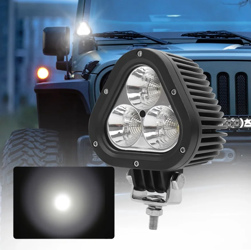 OVOVS Auto Lighting Systems 30W LED Pods Offroad Lights Bar for Trucks Off-Road SUV Tractor Rv ATV UTV Boat led Light Bars