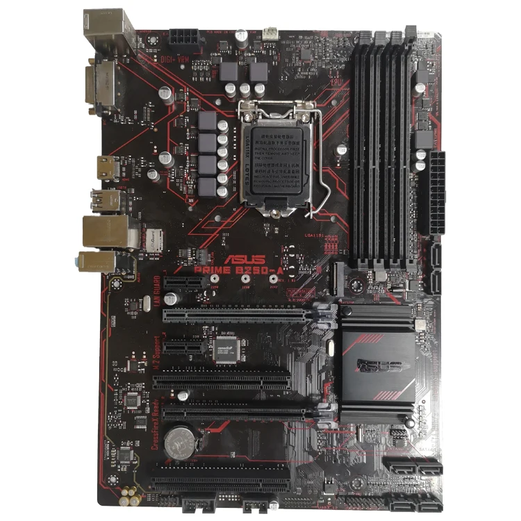 Абсолютно новый блок питания ATX PRIME B250-A с LGA 1151 ddr4 64 ГБ для ноутбука asus материнская плата компьютера