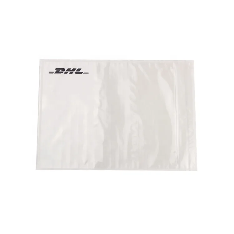 
DHL packing list envelopes with shipping label pouch 
