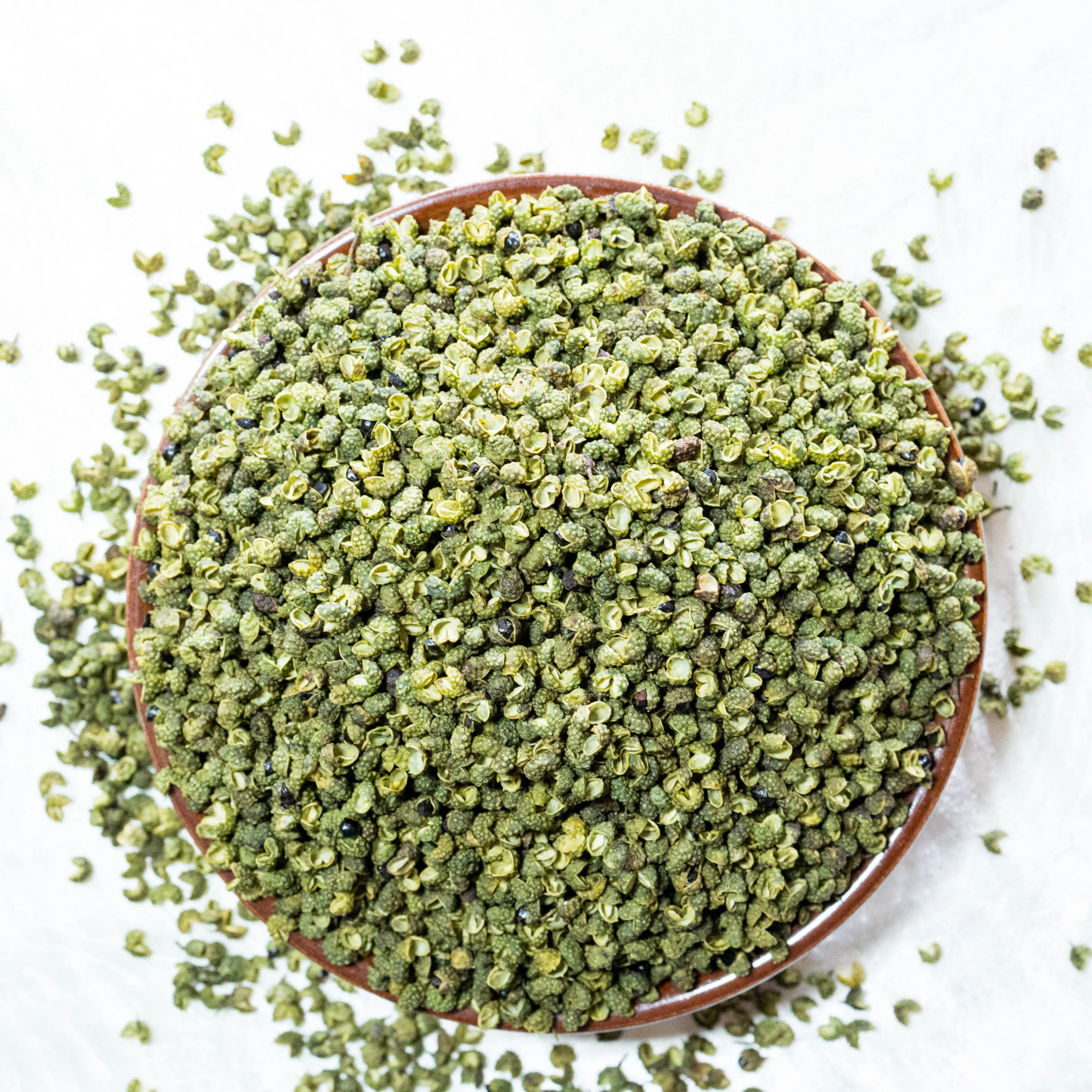 High Quality Premium Sichuan Spice Rattan Pepper Seasoning Dried Green Pepper for Restaurant Market Pickling