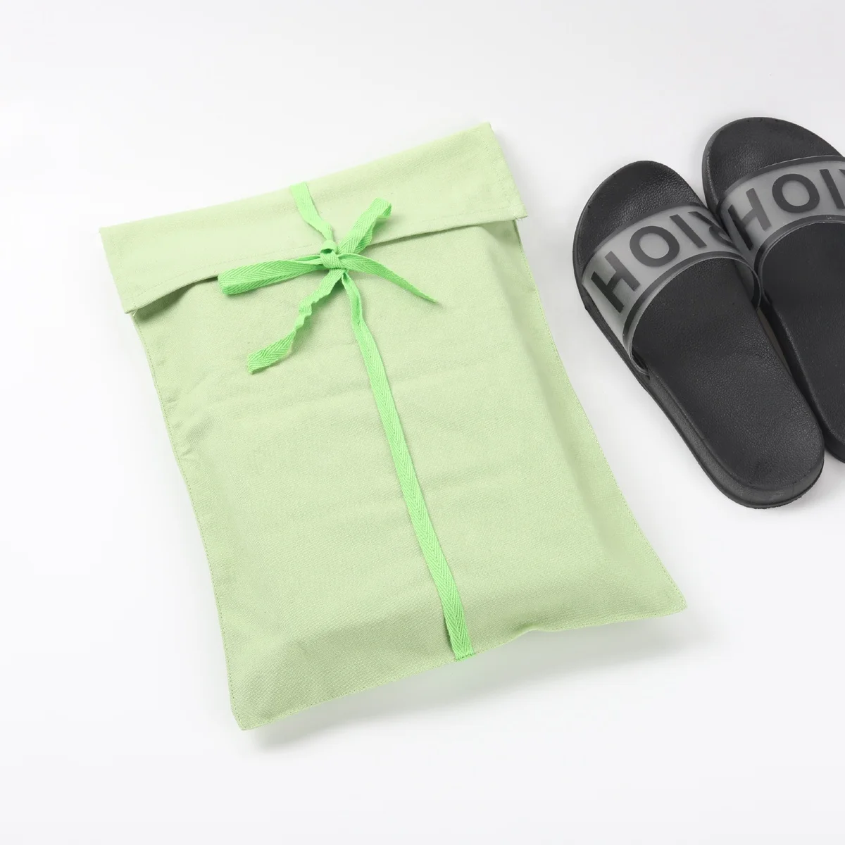 Customized Canvas Flap Envelope Gift Packaging Bag Shoe Clothes Pouch Large Canvas Envelope Dust Bag