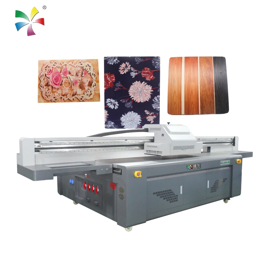 Industrial Glass Wood Acrylic Metal UV LED Printing Digital UV Flatbed Inkjet Printer Original Manufacturer