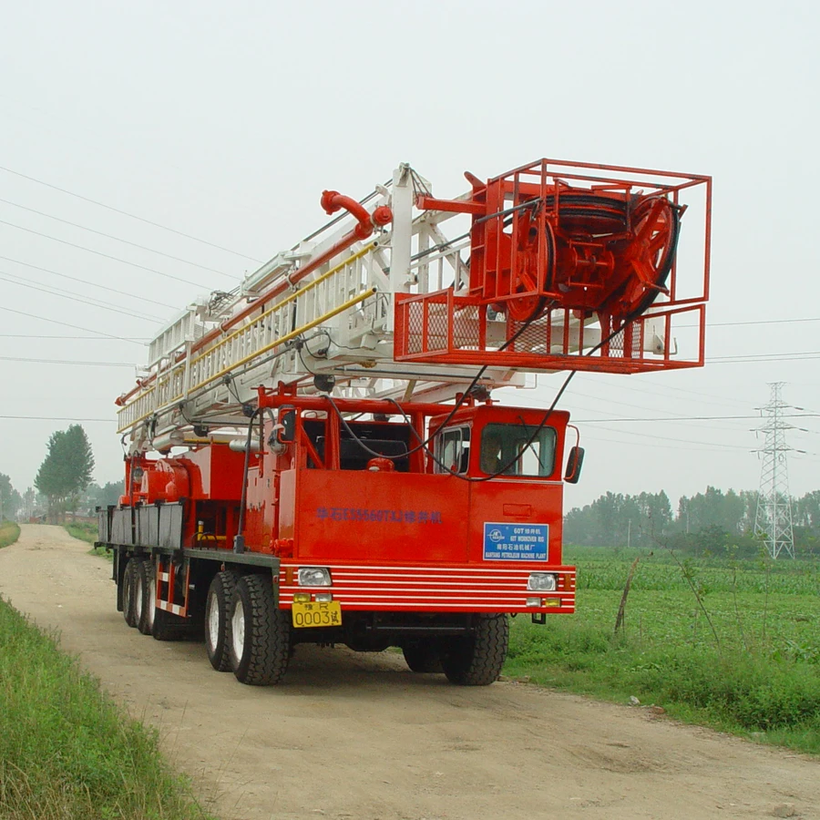 RG Petro Intelligentized automation smart  truck-mounted drilling rig and  Workover Rig XJ60