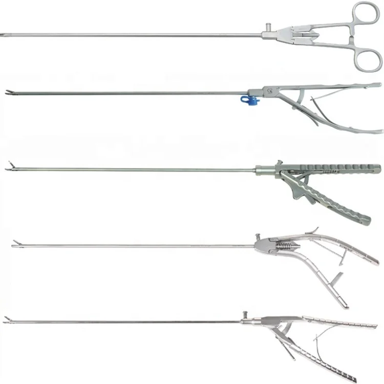 Laparoscopic instruments V shaped self righting Needle holder forceps