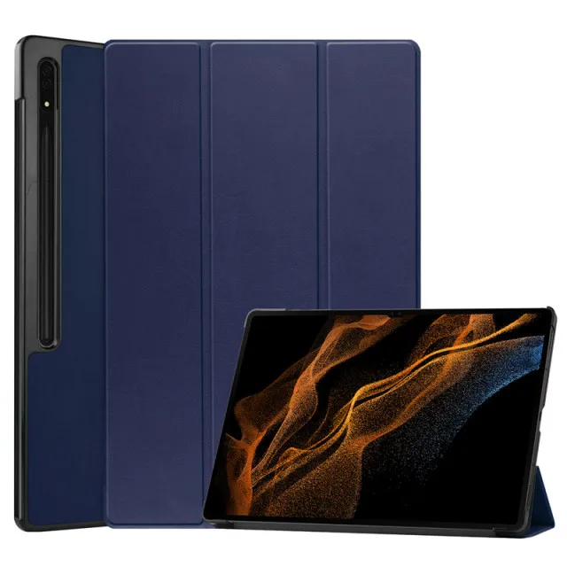Funda For Samsung Galaxy Tab S8 Ultra Case 14.6 inch S8Ultra SM-X900 X905 Folding Leather Stand Protective Tablet Cover