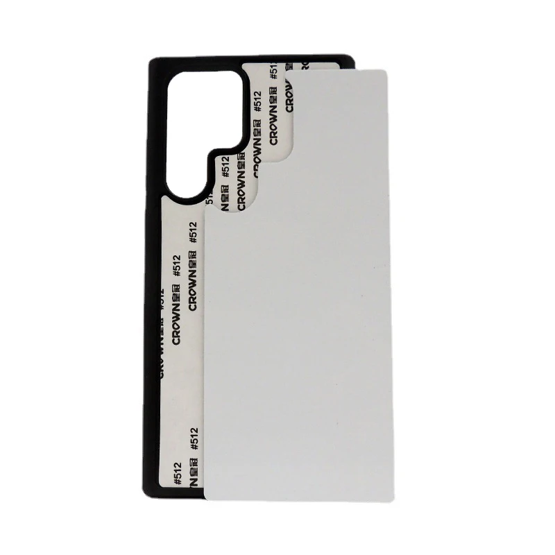 New arrive Soft TPU+PC 2D Blank Sublimation mobile phone case for samsung galaxy S22 ultra with Aluminum sheet
