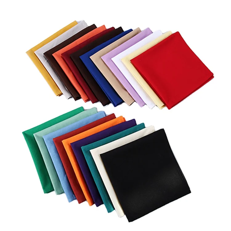 100% Spun PolyesterWholesale Customized Plain Dyed Linen Dinner Napkin 20'20'