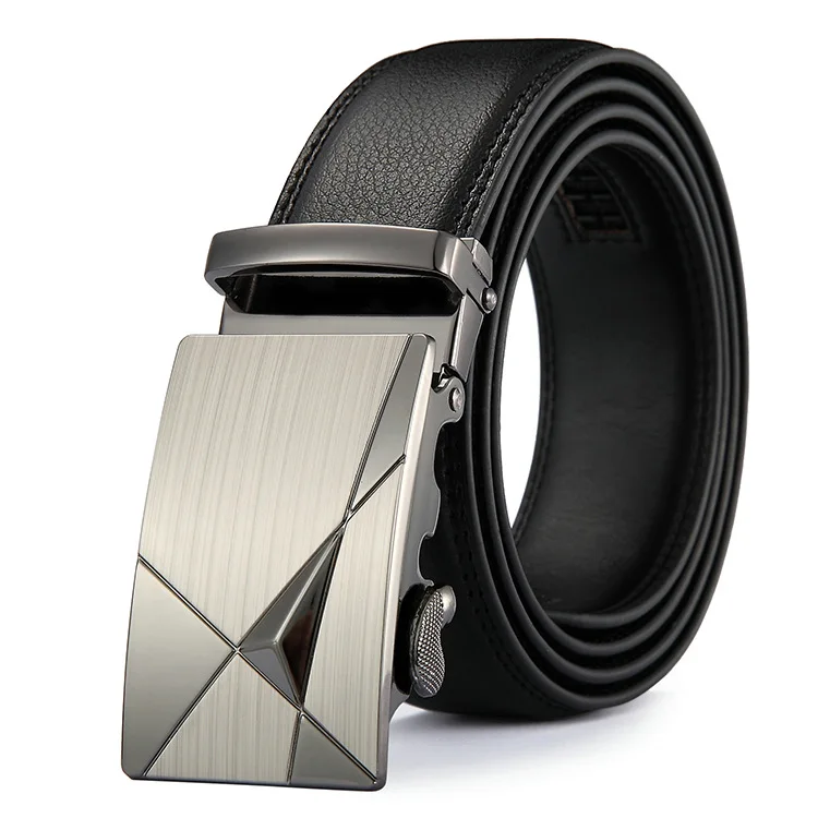 Classic Factory Price High Quality Genuine Leather Belt Men Belt Luxury Automatic Buckle Belt