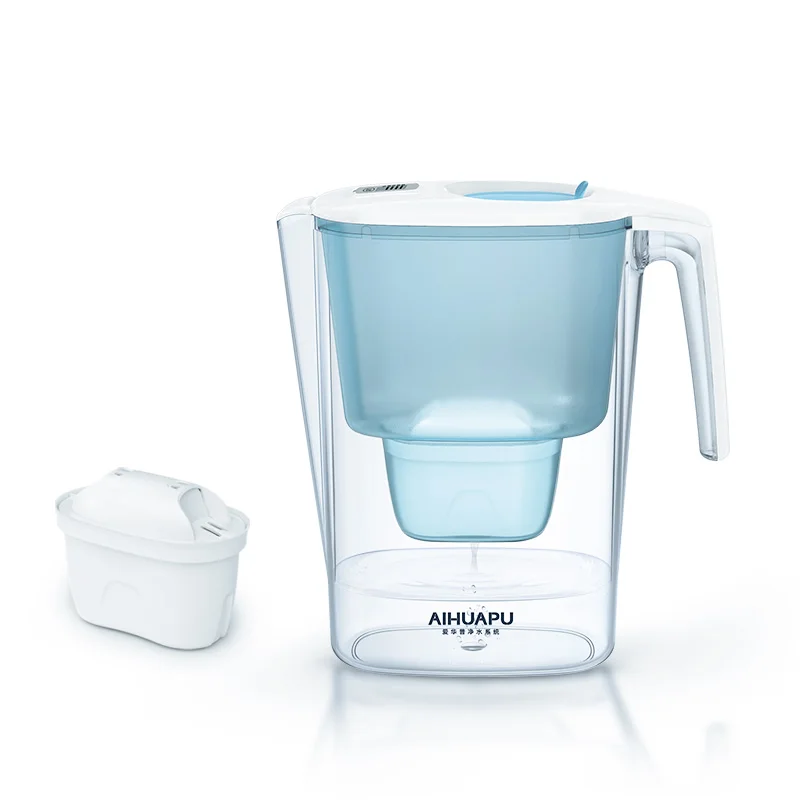 Coconut activated carbon and resin filter media reduce chlorine scale and have a long service life as water filters purifiers