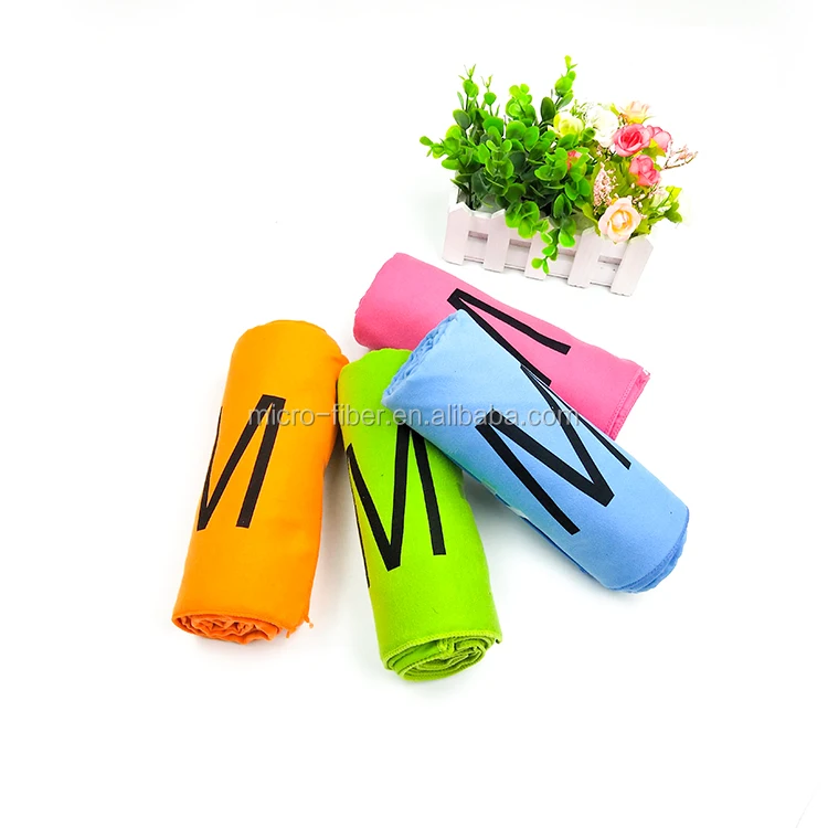Microfiber absorbent quick dry pool towels with custom logo
