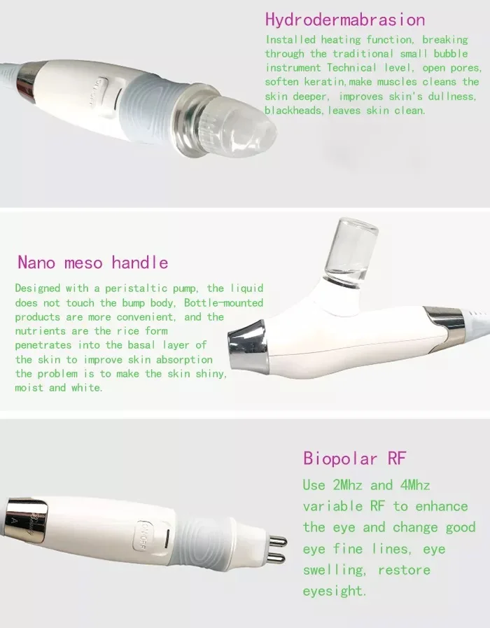 Korea Plasma Hydrogen Oxygen Hot Bubble 6-in-1 Cleansing And Moisturizing Beauty Apparatus Facial Skin Management Beauty Salon