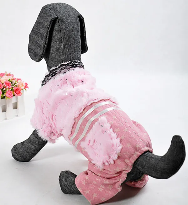 fake fur dog clothes