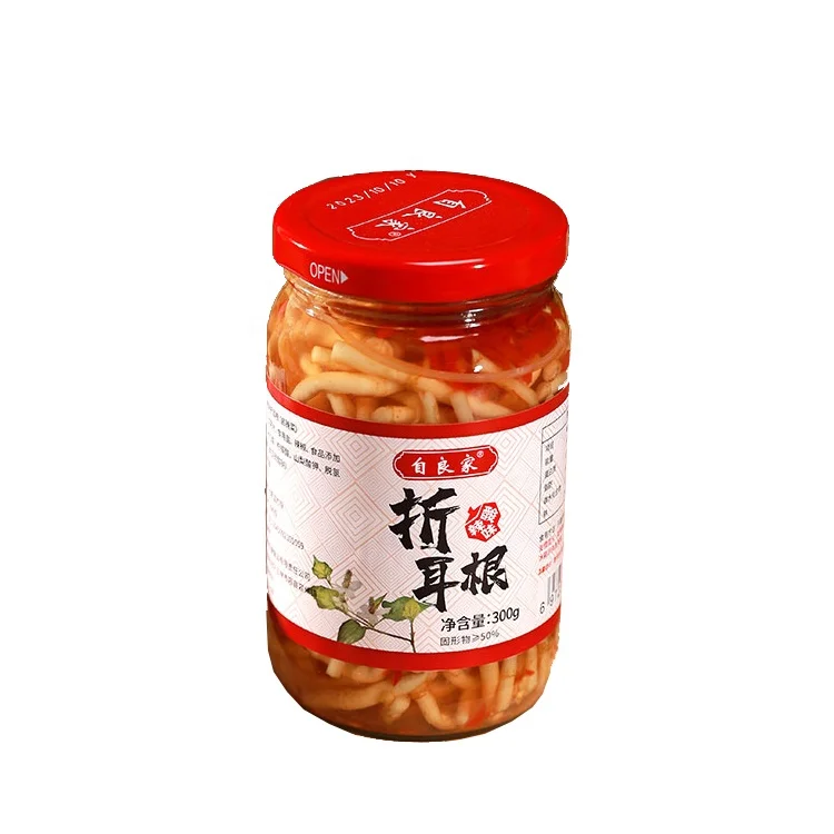Authentic  pickles sour and spicy fold ear root old brand instant appetizer