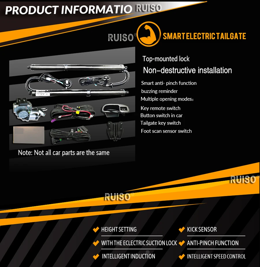 Smart Electric Power Automatic Car Tailgate Lift System For Mazda CX-30 2020 Key Control  (Foot sensor optional)