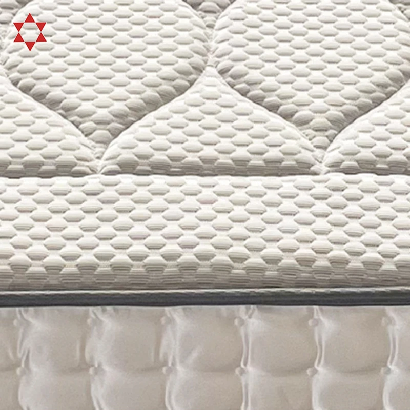 Factory Customization Hypo-allergenic Foldable 5-Zone Pocket Spring Memory Foam Queen or King Size Mattress for Bedroom or Hotel