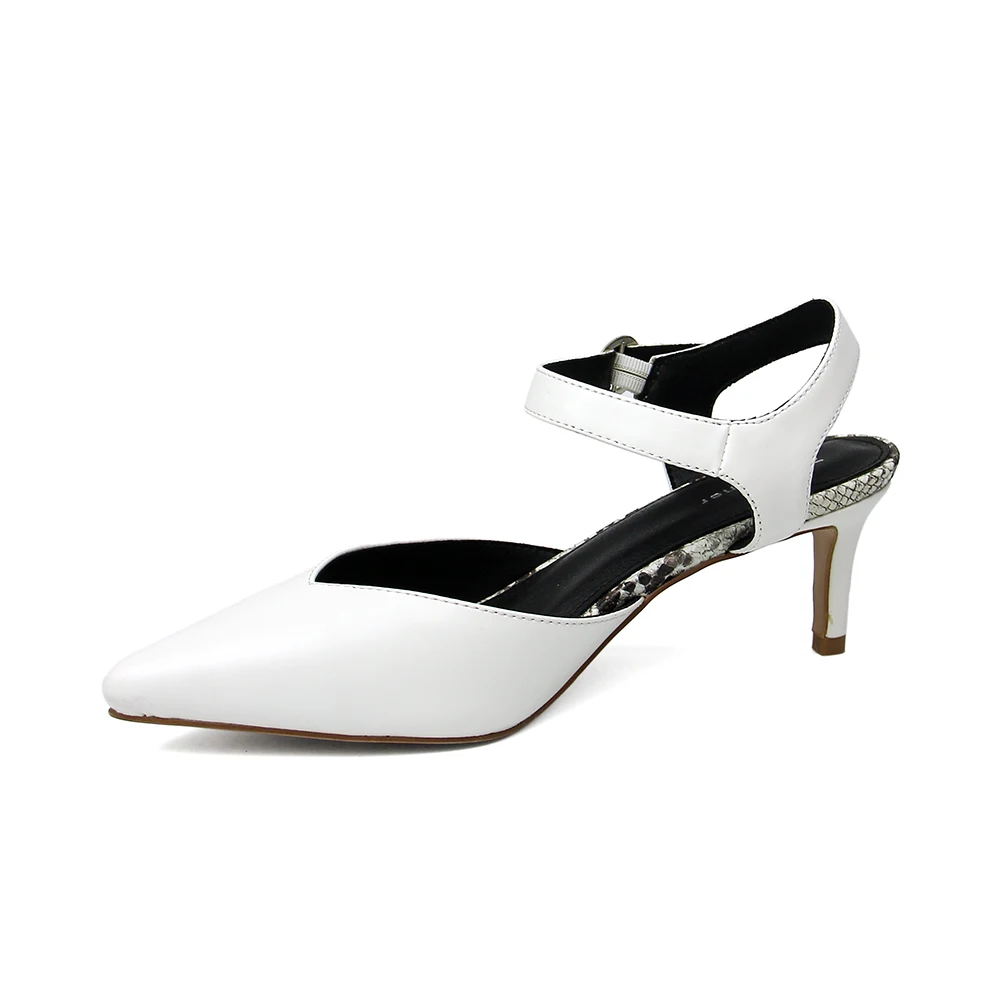 Sexy Ladies Summer Short Heels Sandals Shoes Ankle Belt Buckle Pointed Toe Fashion Women Sandal