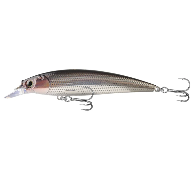 11cm 15g Minnow Fishing Lure Inductor Floating Minnow Hard Bait 3D Bionic Fish Eyes 8 Colors Artificial Hard Lure