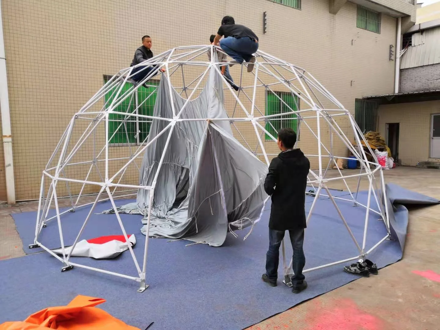 Luxury Waterproof PVC Wedding Party Tent Outdoor Yurt Camping Dome Igloo House Clear Glamping Hotel Resort Geodesic Dome Tent