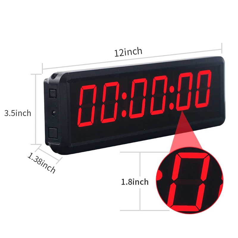 YIZHI Red Green Digit Digital LED Clock OEM NTP/GPS/wifi/POE Synchronized Master Sync Countdown Count Up  Clock System