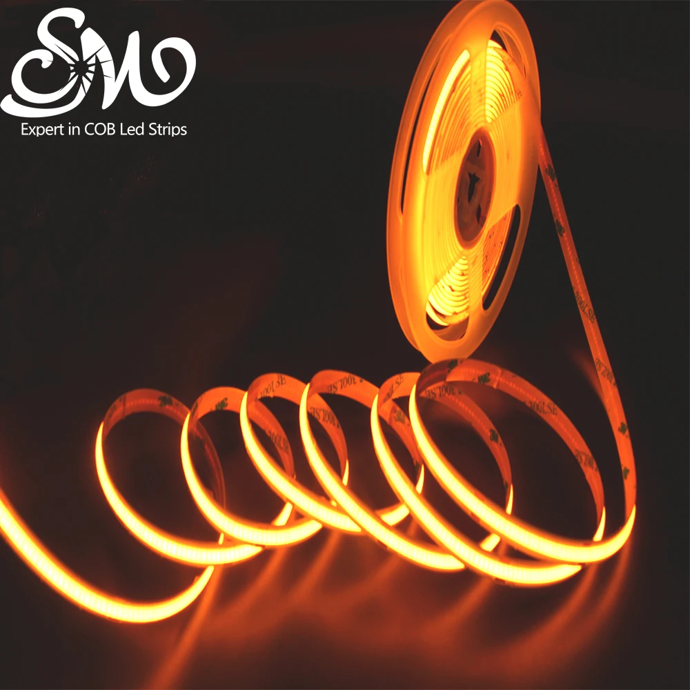 Cheap In Stock 24V IP20 11W 480 Chip Backlight Flexible COB Led Strip Light