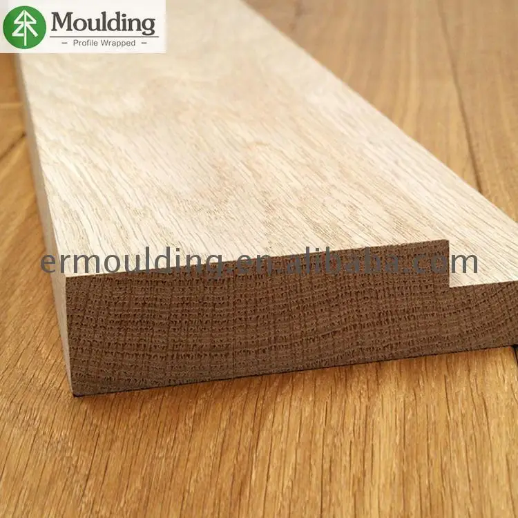 solid beech wood veneered red oak veneer rebated door jamb for interior room
