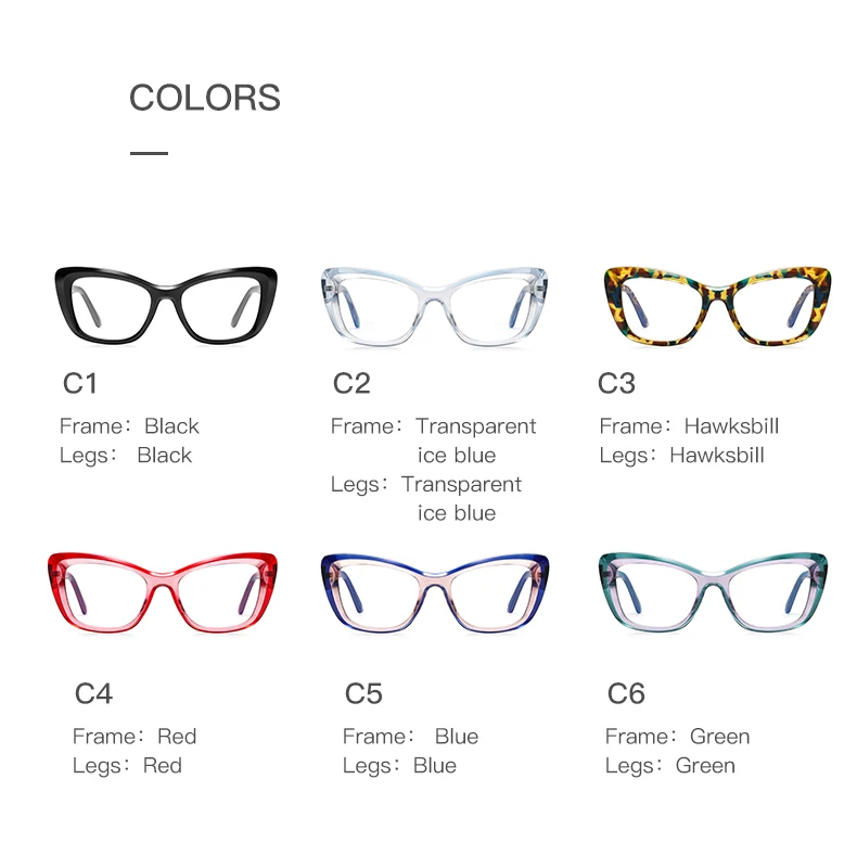 2024 Glasses Womens Eyeglasses Anti Radiation Glasses Optical Frames Eye Glasses For Women