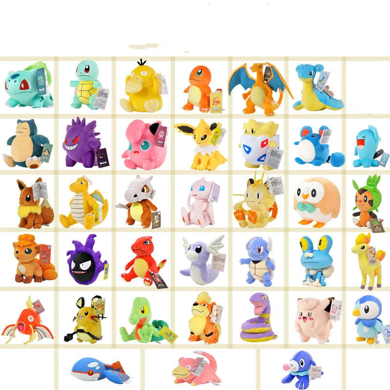 Factory Customize Cartoon Plush Toys Fluffy Doll Wholesale anime Model Mini Figures toys