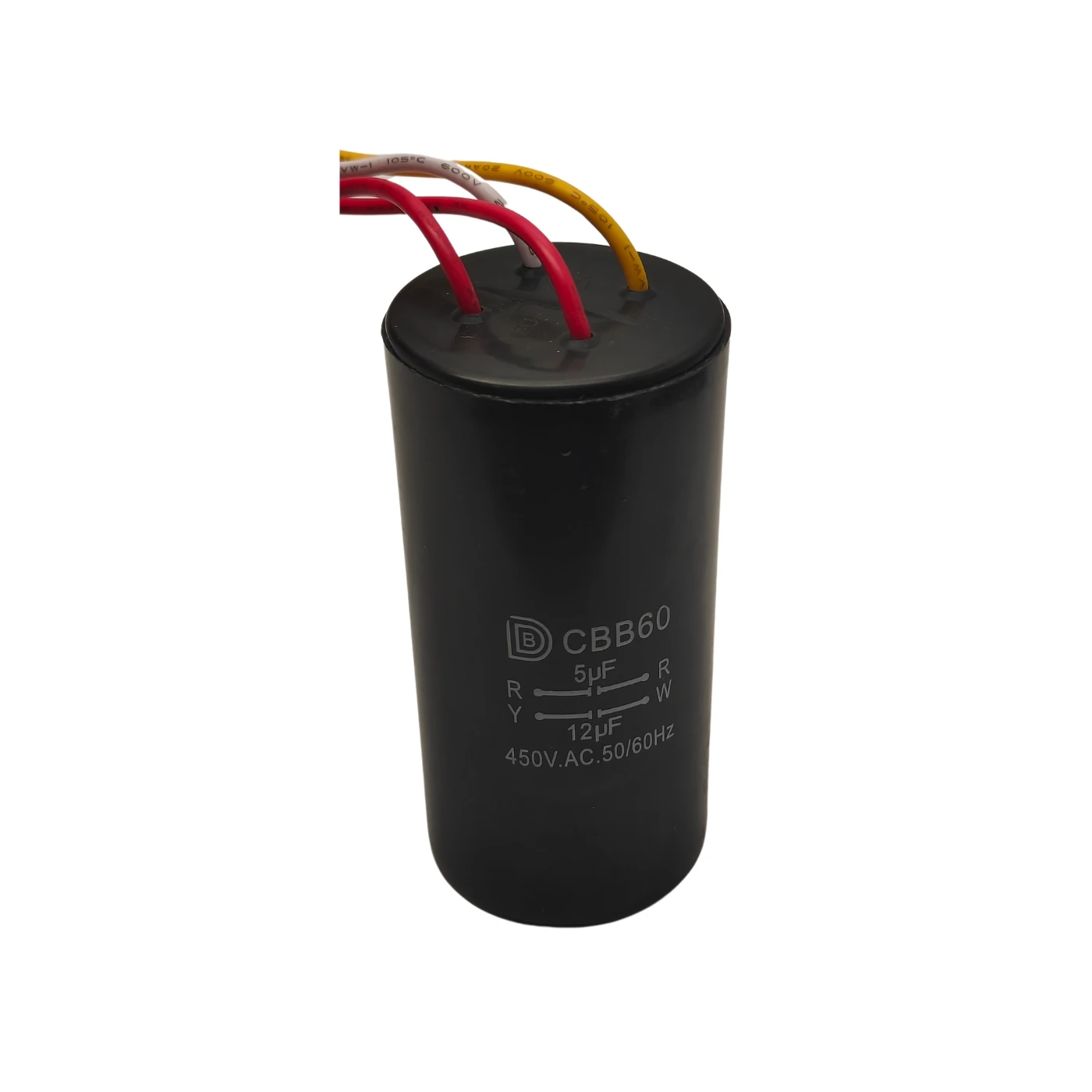 Factory-Direct High Quality CBB60 Motor Capacitor 5-12uf 450v for Washing Machines Washers spare parts Hotel Competitive Price