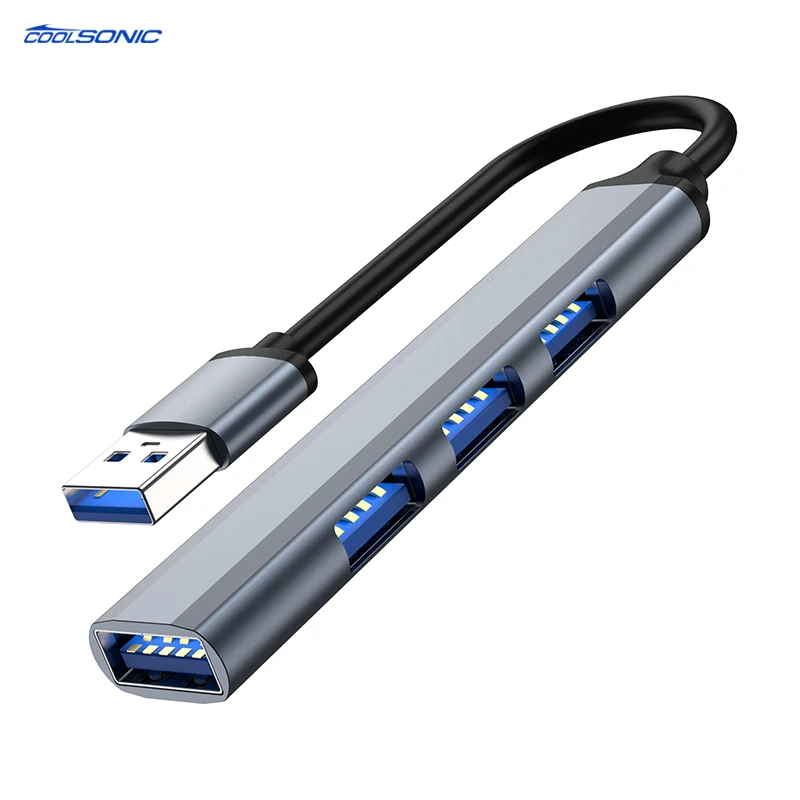 2020 Drop Shipping Electronics Amazon Hot On Sale 4 In 1 Usb3.0 D High Speed Spliter Type C Usb Hub