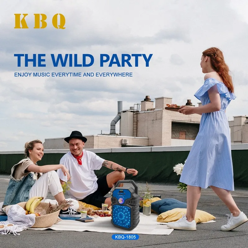 Subwoofer Heavy Bass Speaker Home Theater System Hifi Audio Rgb Lighting Stereo Sound Bluetooth Usb Fm Radio Karaoke Speaker