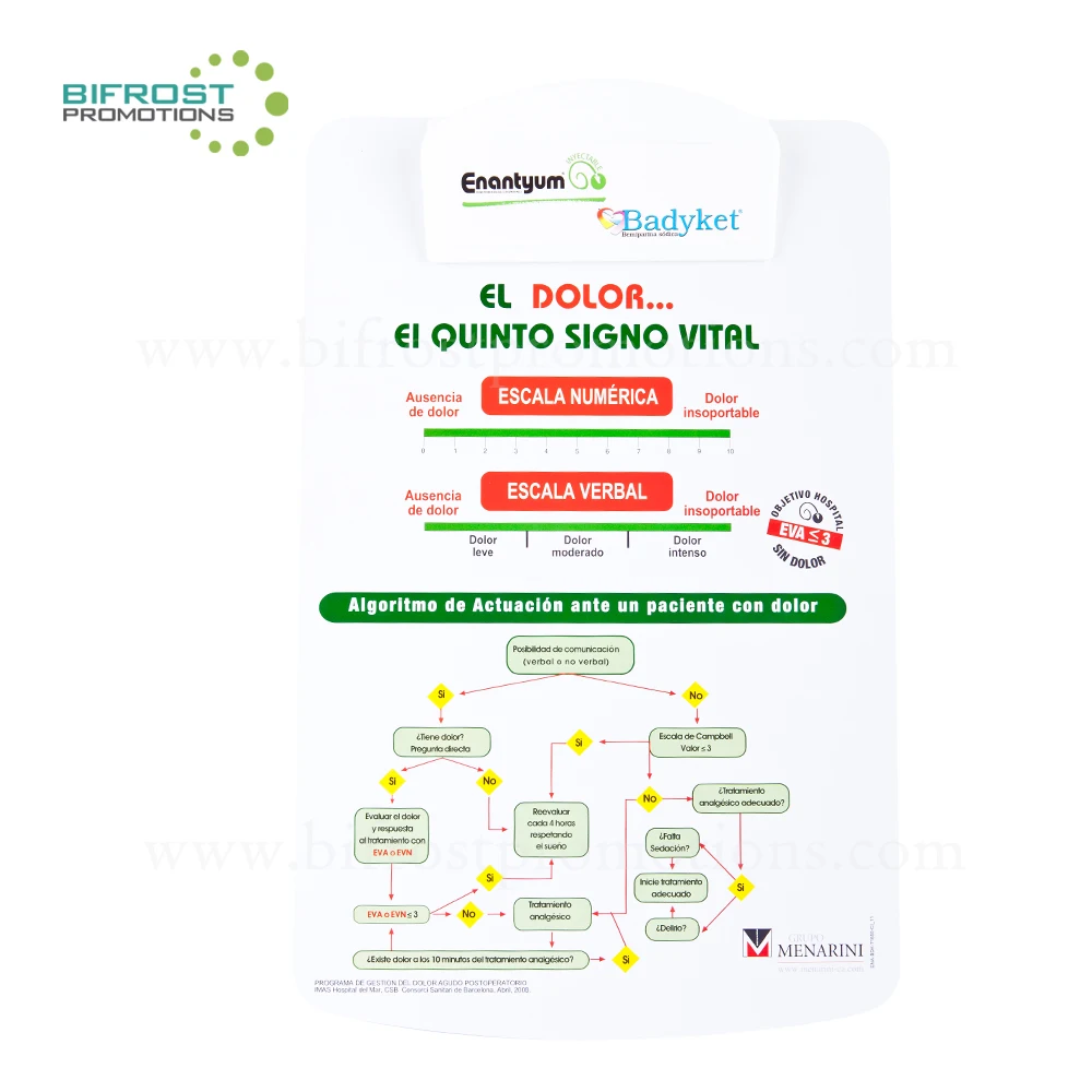 A4 Plastic Hospital Medical Clipboard