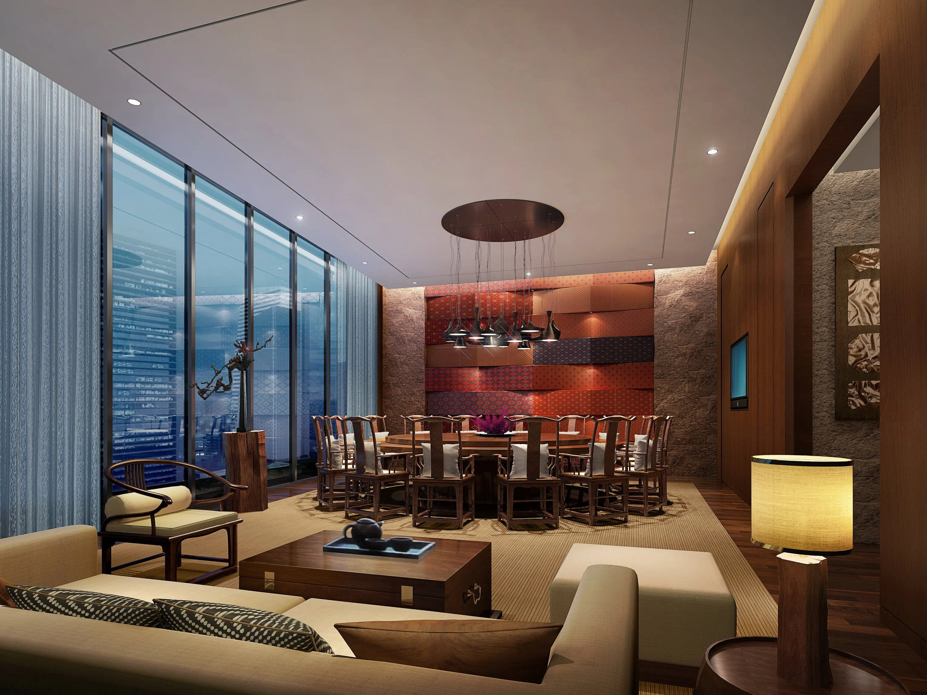 Commercial guangdong customized solid wood 5-star hotel other hotels furniture lobby sets hotel furniture