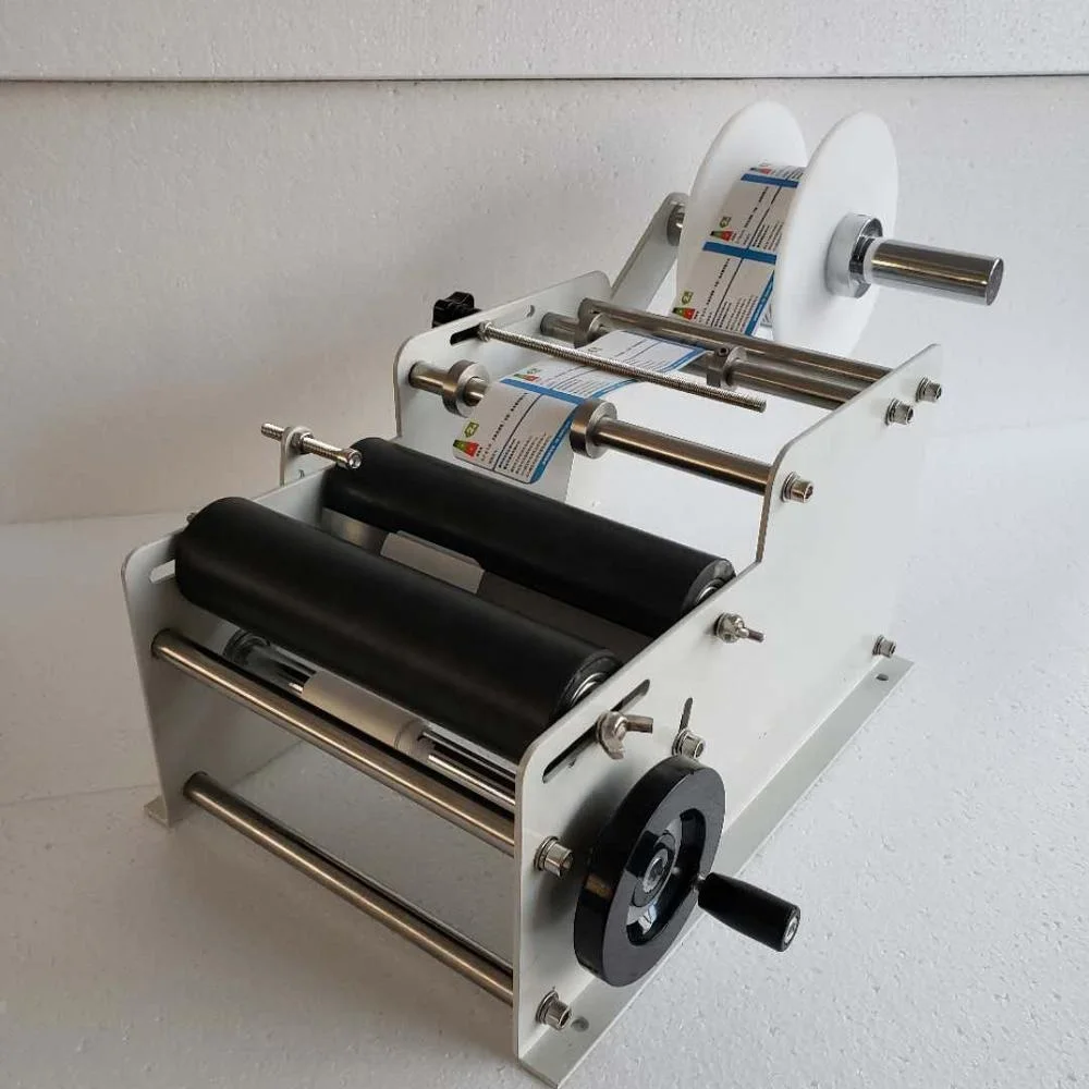 
YTK-L100 manual labeling machine round bottle labeling machine 