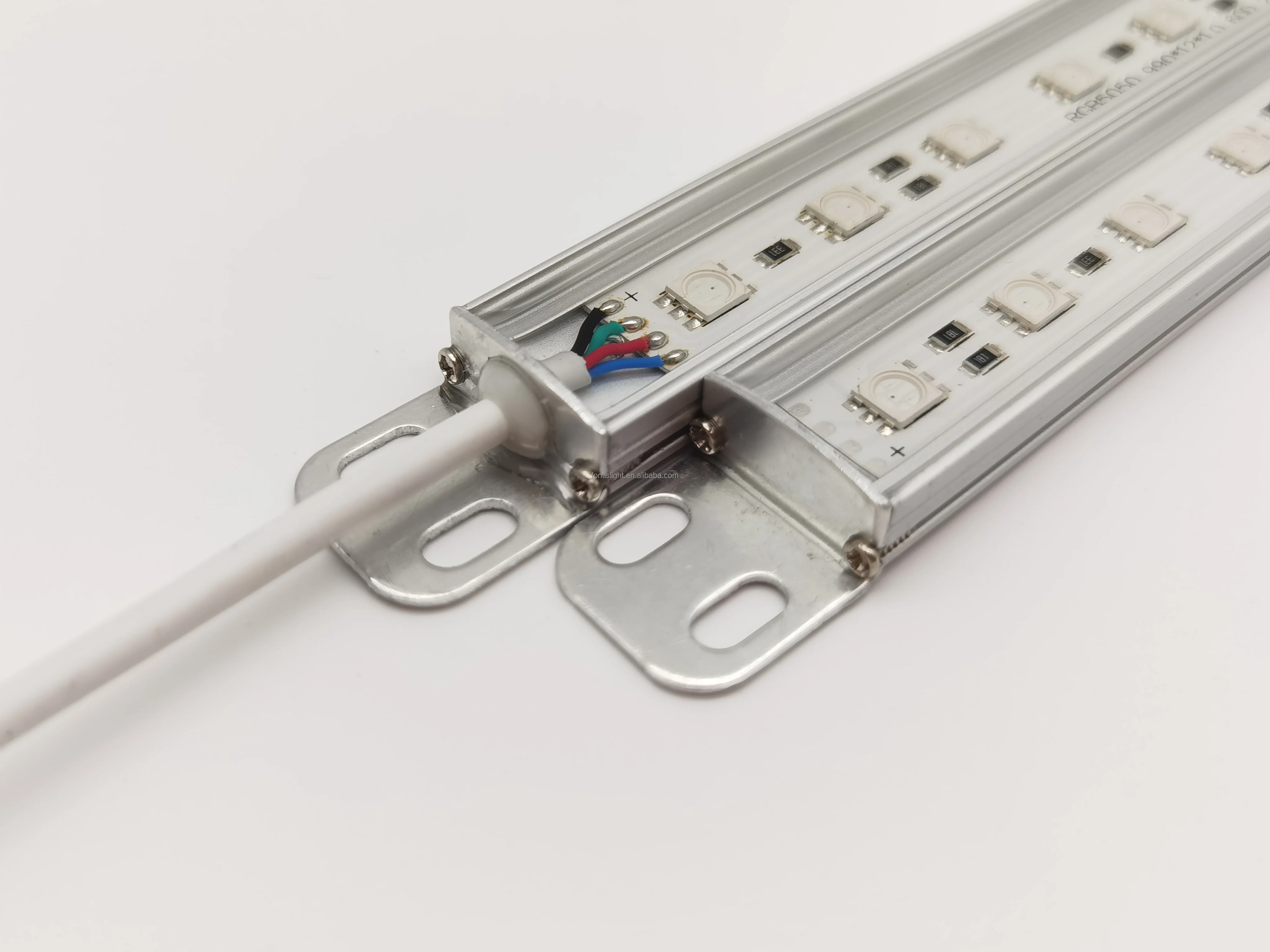 Custom OEM ODM waterproof IP68 3000k/4000k/6000k Red Green Blue Yellow 5050 light bars led hard bar light