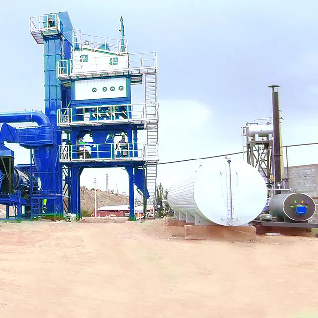 80TPH Stationary Batch Mix Asphalt Plant On Sale