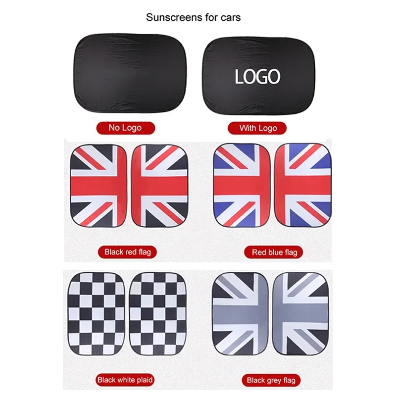 2PCS Car Sunroof Skylight Shade Sunshade for Mini Cooper F54 F55 F56 F60 R55 R56 R60 R61 Heat Block UV Parasol Car Accessories