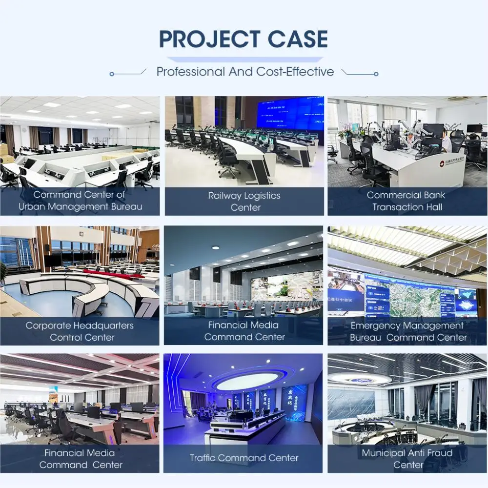 Multi Functional Scratch Proof Control Room Furniture Push Button Type Lifting Electric Stand Up Adjustable Desk For Office Home