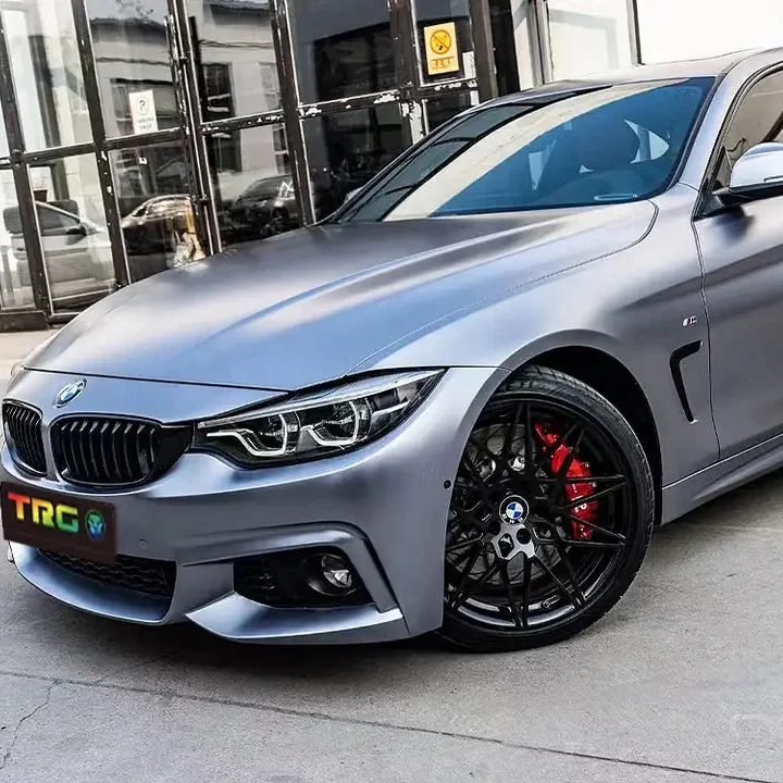 High quality 1.52*18m electro-optical metal titanium grey car film body color vinyl matte grey protective sticker film