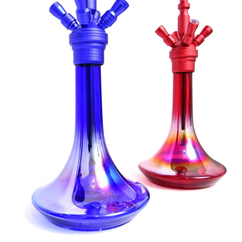 fashion four-pipe hookah new design glass Vases art glass shisha hookah