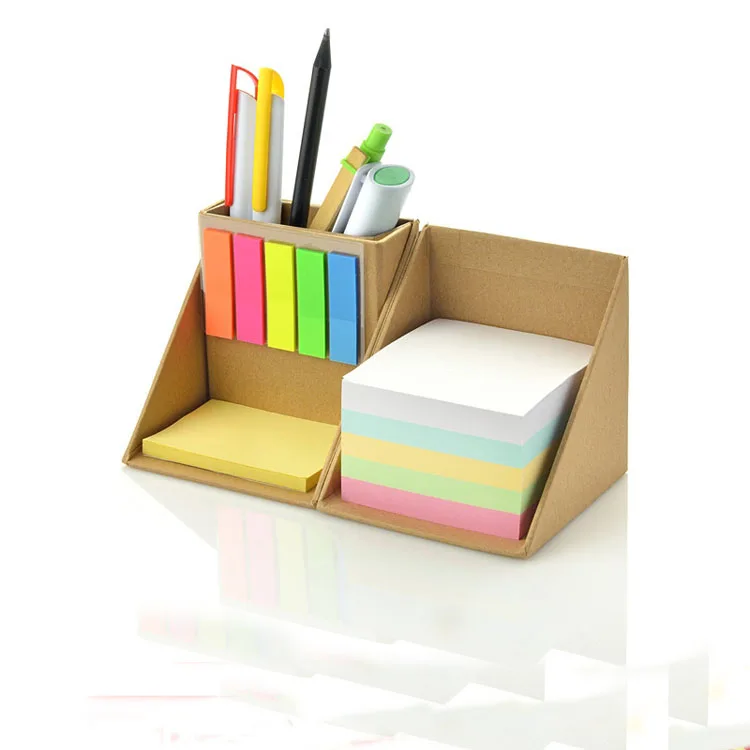 Eco Recycled Notebook With recycled Pen for stationary sticky note