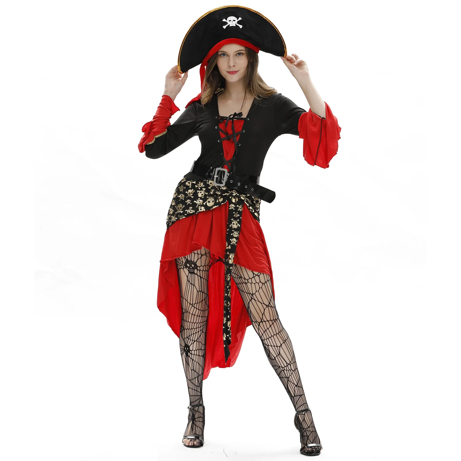 Female Halloween Sexy Pirate Clothing Carnival Cosplay Uniform Plus Size Halloween Costume