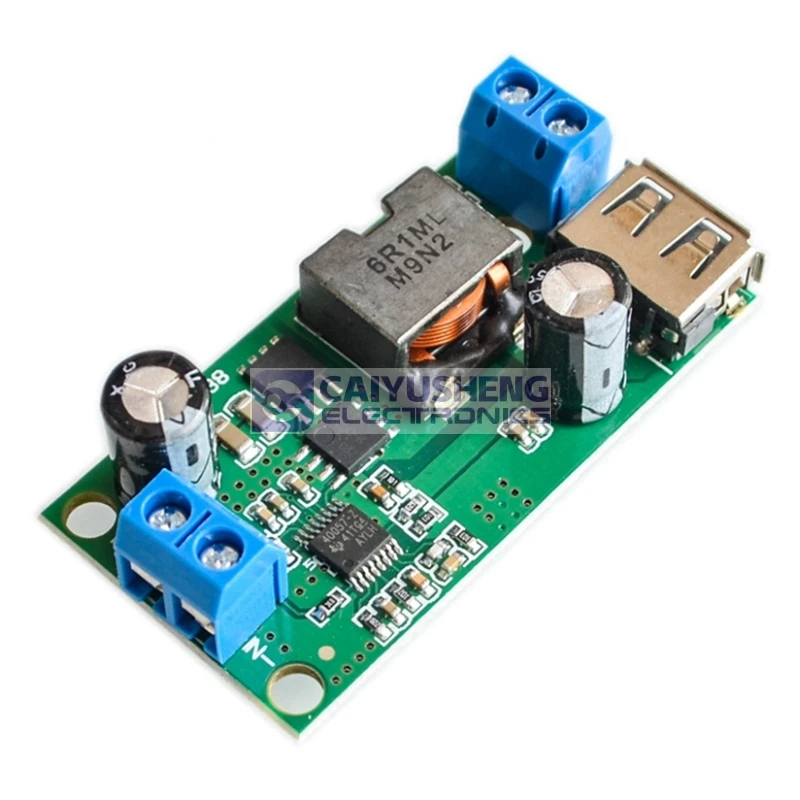 5A step-down module 9V/12V/24v/36V to 5V DC-DC high-power vehicle-mounted voltage-stabilized power converter
