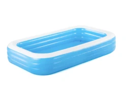 Bestway 54009  blue rectangular family pool bathtub High quality and cheap outdoor  inflatable swimming pools