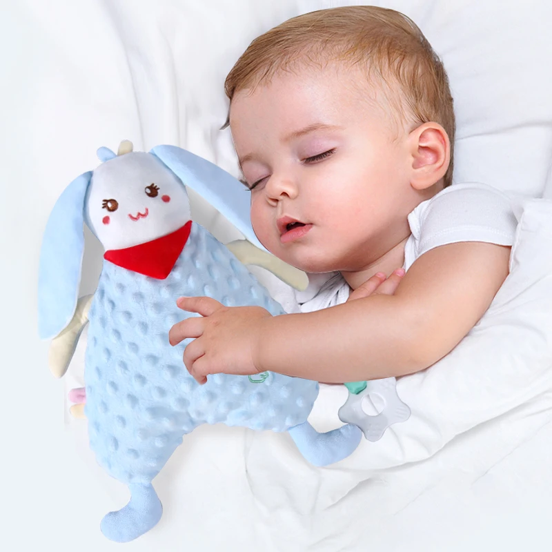 co-sleeping pacifying towel co-sleeper baby fancy plush toy baby sleeping dolls pacifying dolls parent-child ringing plush toys